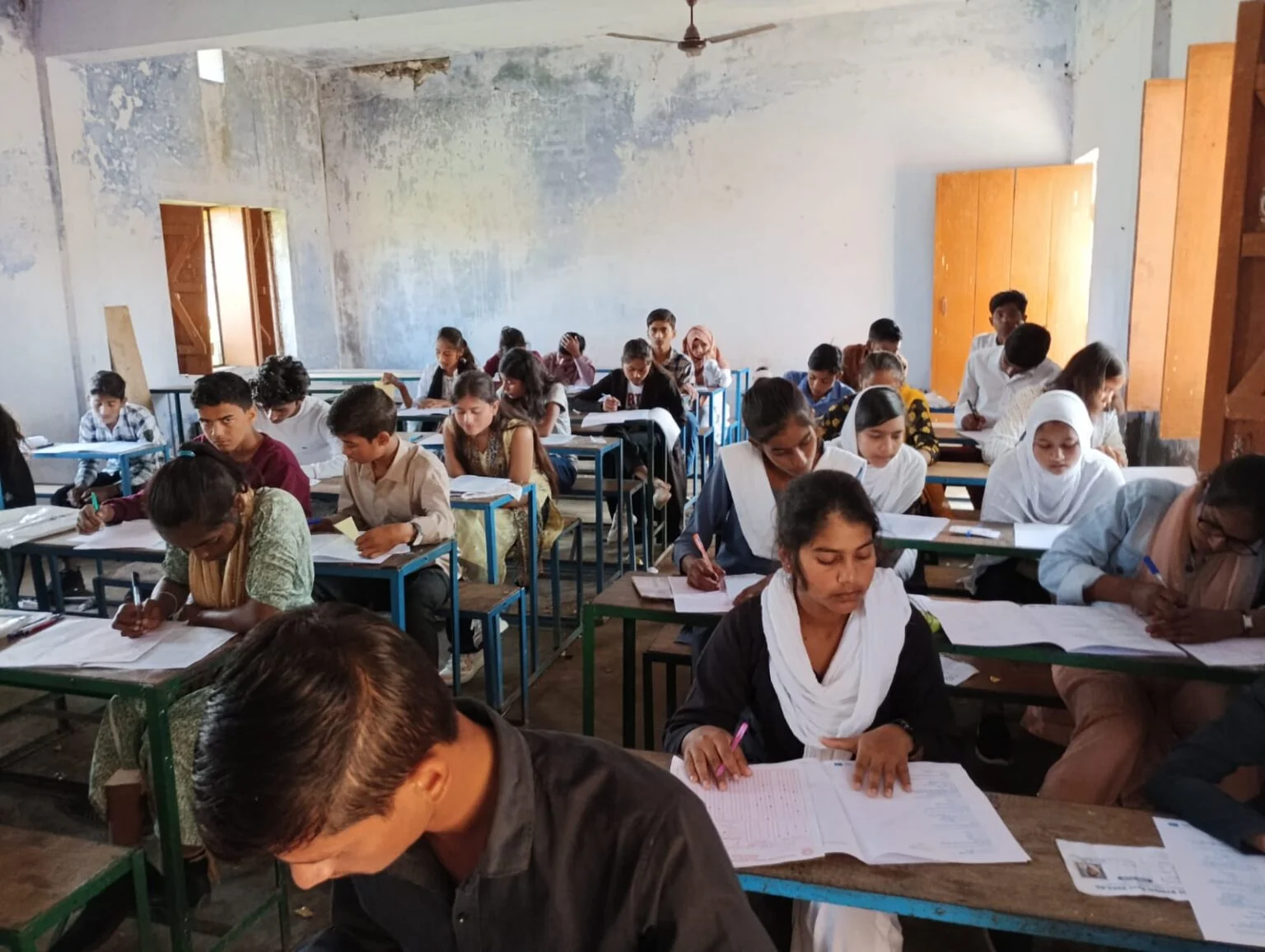 Students participating in the talent search initiative